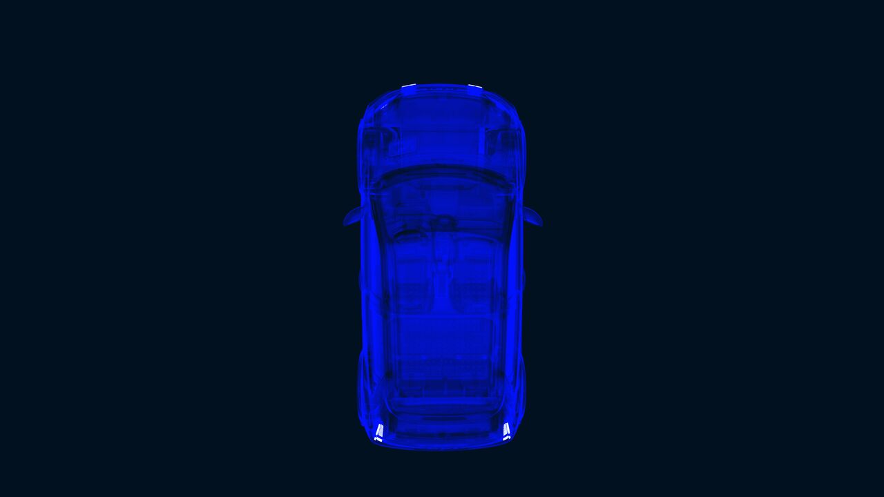 Alpine A290 electric drivetrain cutaway